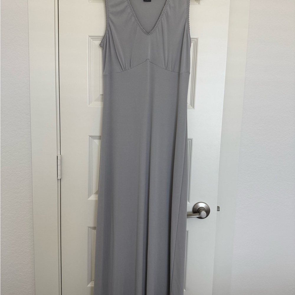 Banana Republic Gray Maxi Dress